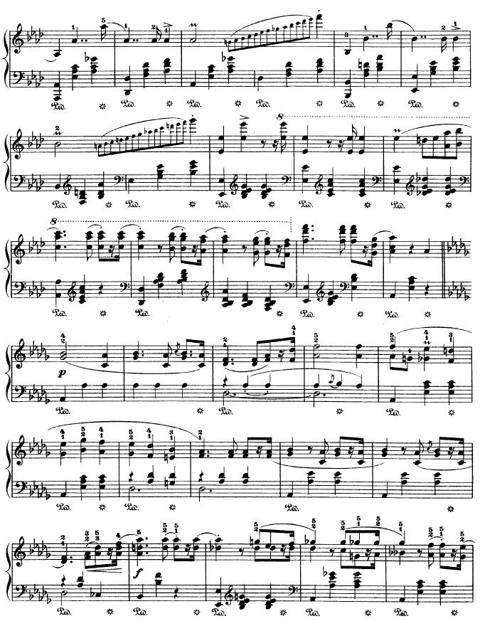 钢琴圆舞曲34-1钢琴曲谱（图3）