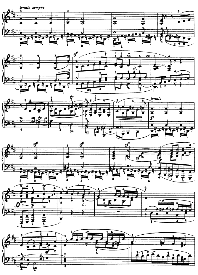 A大调第二钢琴奏鸣曲钢琴曲谱（图11）