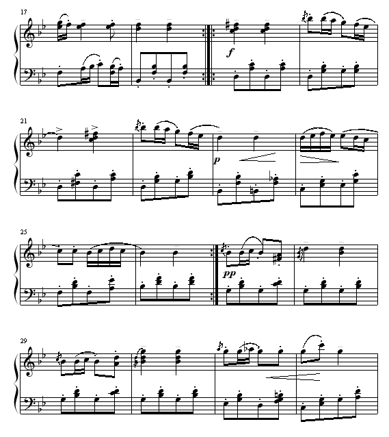音乐的瞬间钢琴曲谱（图2）