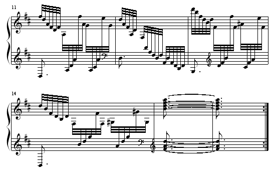 练习曲（Ｎo.17）钢琴曲谱（图2）
