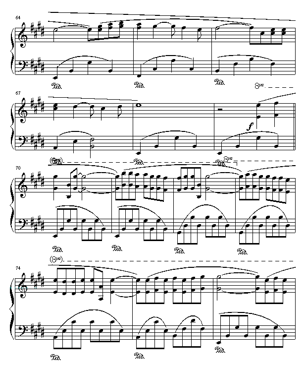 痛苦的心钢琴曲谱（图6）