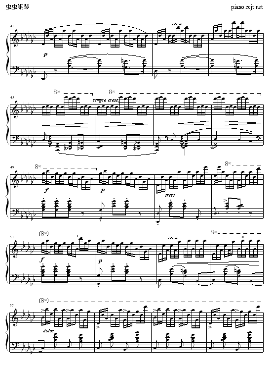 黑键练习曲钢琴曲谱（图3）