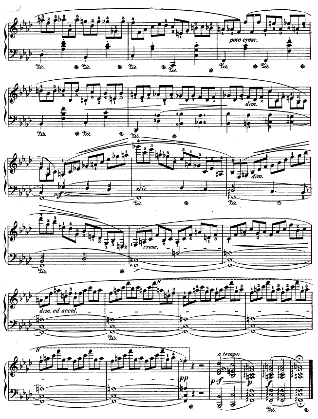 夜曲No.15 - OP.55-1钢琴曲谱（图4）
