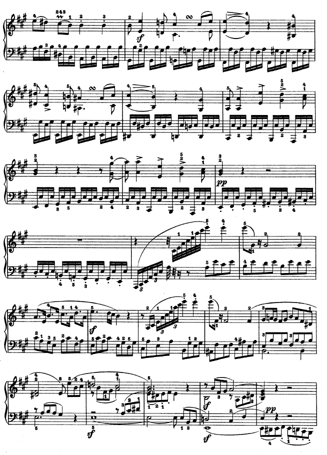 A大调第二钢琴奏鸣曲钢琴曲谱（图16）