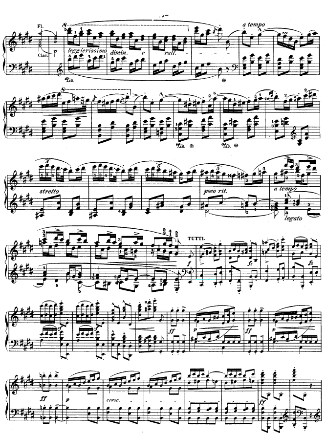 钢琴第一协奏曲 op.11-3钢琴曲谱（图2）