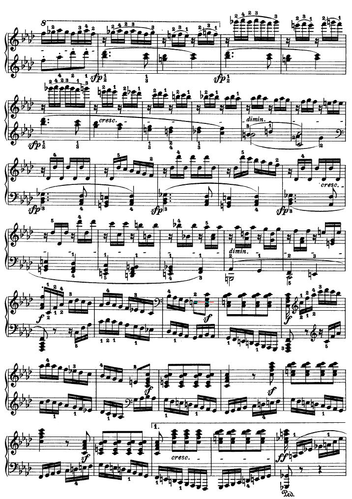 热情奏鸣曲-作品57号(第二十三钢琴奏鸣曲)钢琴曲谱（图27）
