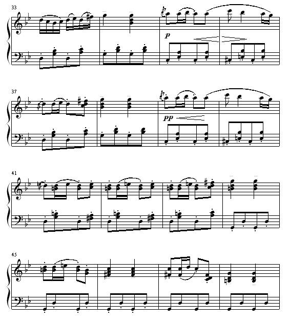 音乐的瞬间钢琴曲谱（图3）