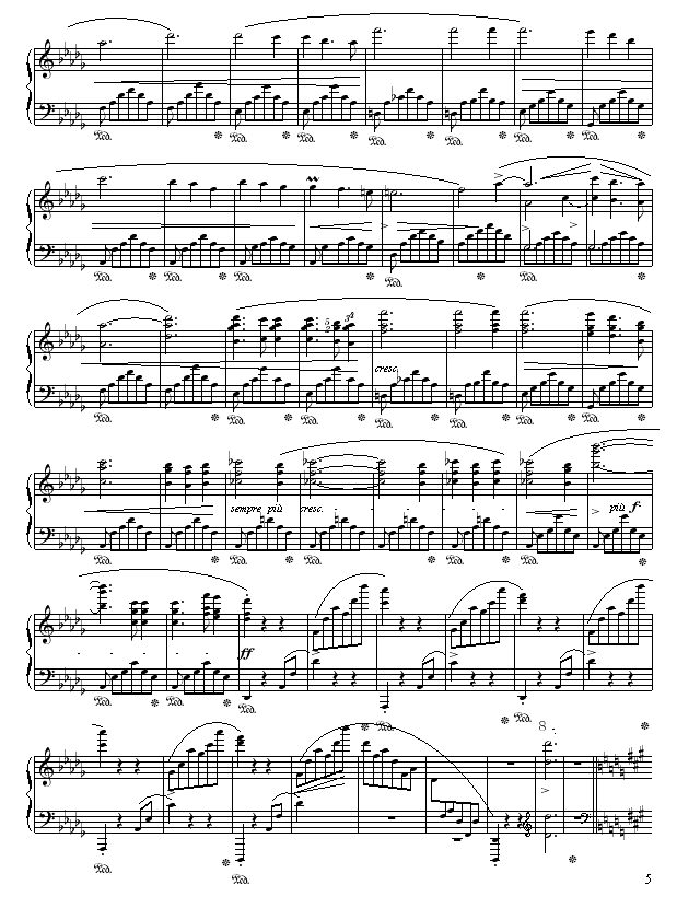 谐谑曲-苗波钢琴曲谱（图5）
