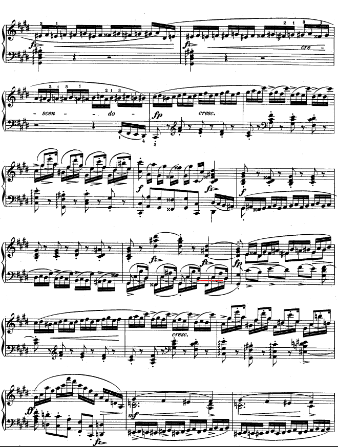 练习曲OP.10 - No4钢琴曲谱（图4）