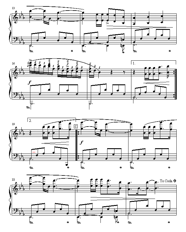 杜兰的微笑钢琴曲谱（图2）