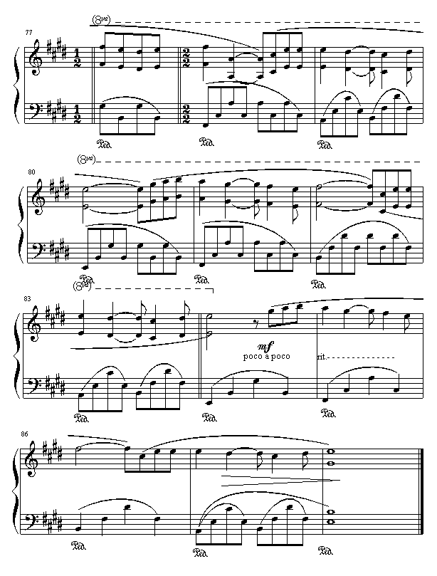 痛苦的心钢琴曲谱（图7）