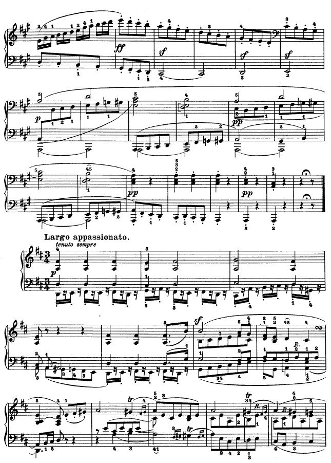 A大调第二钢琴奏鸣曲钢琴曲谱（图9）