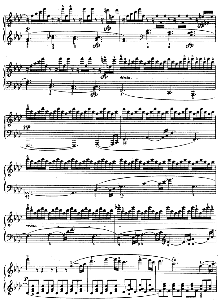 热情奏鸣曲-作品57号(第二十三钢琴奏鸣曲)钢琴曲谱（图12）