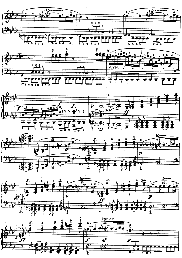 热情奏鸣曲-作品57号(第二十三钢琴奏鸣曲)钢琴曲谱（图9）