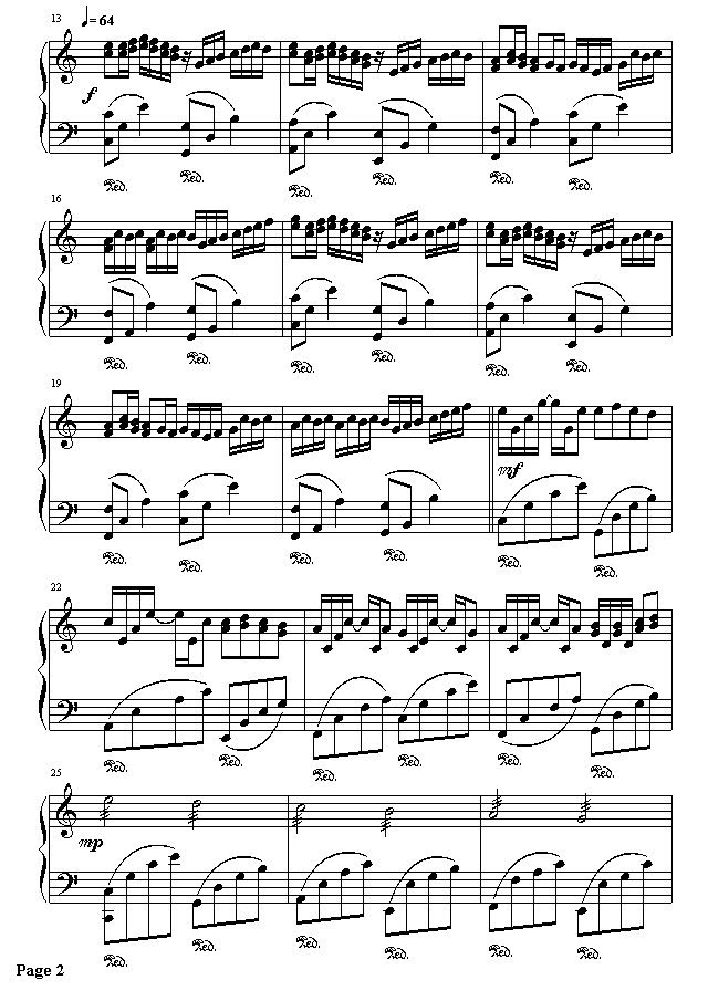 Canon (with piano)钢琴曲谱（图2）