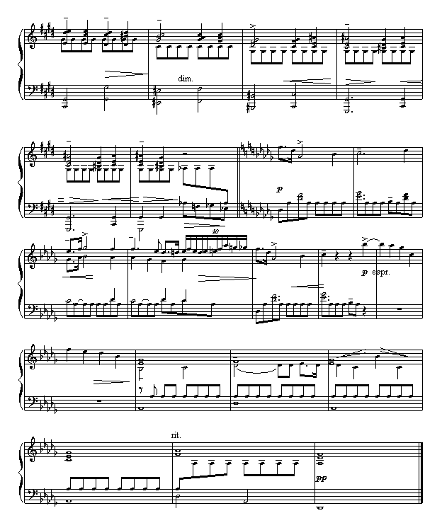 雨滴前奏曲钢琴曲谱（图4）