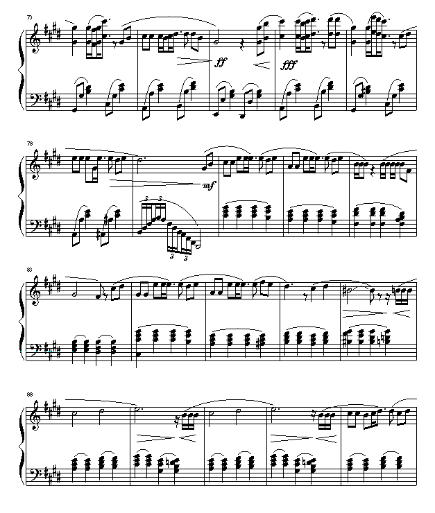 失乐园钢琴曲谱（图6）
