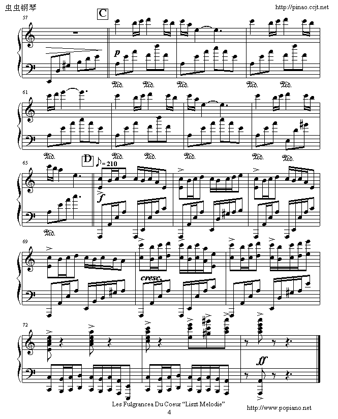 跃动的心钢琴曲谱（图4）