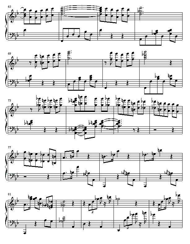 回忆钢琴曲谱（图4）