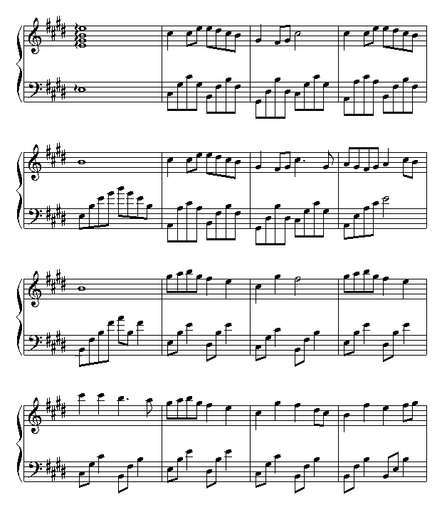 Snowdreams钢琴曲谱（图4）