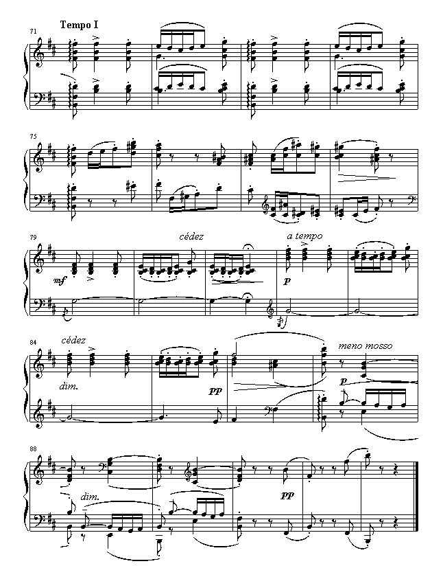 Danse Bohémienne钢琴曲谱（图4）