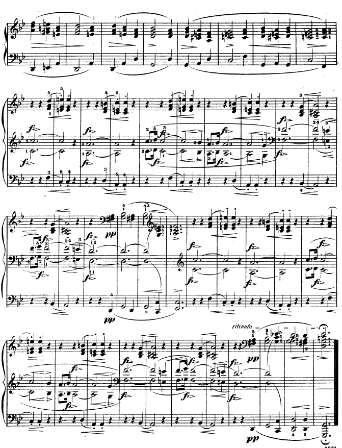 g小调夜曲作品15号 - OP15-NO.3钢琴曲谱（图3）