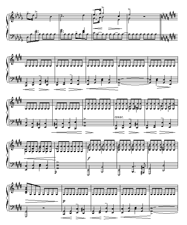 雨滴前奏曲钢琴曲谱（图2）