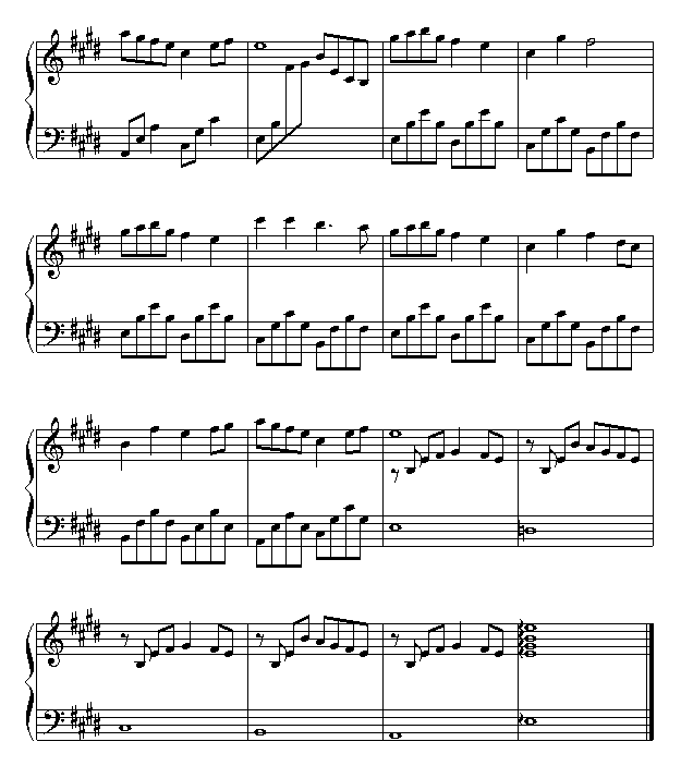 Snowdreams钢琴曲谱（图5）
