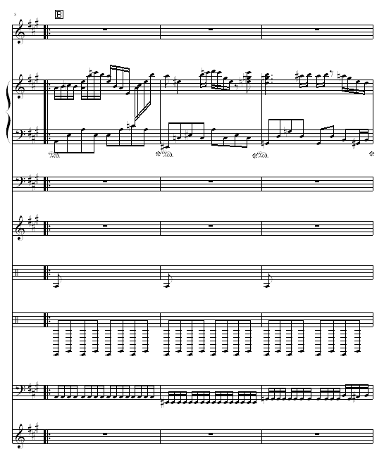 幽灵狂想曲钢琴曲谱（图4）