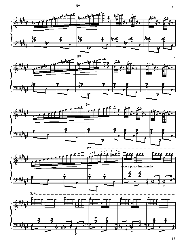 匈牙利狂想曲第二号钢琴曲谱（图15）
