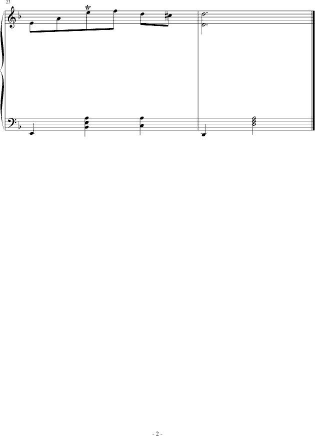 圆舞曲No.1钢琴曲谱（图2）