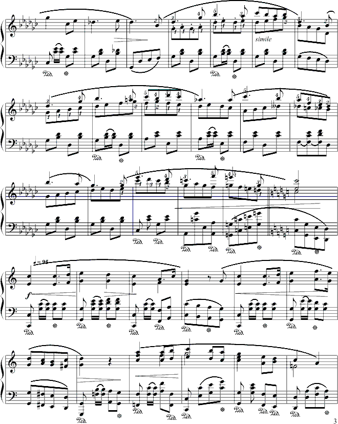 进行曲钢琴曲谱（图3）