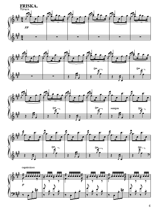 匈牙利狂想曲第二号钢琴曲谱（图6）
