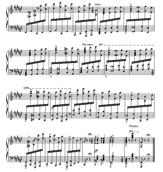匈牙利狂想曲第二号钢琴曲谱（图17）