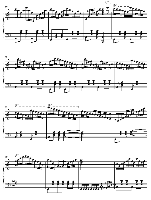 狂欢圆舞曲钢琴曲谱（图6）