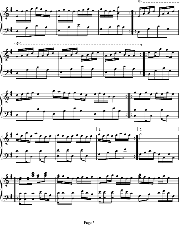 樱之初钢琴曲谱（图3）
