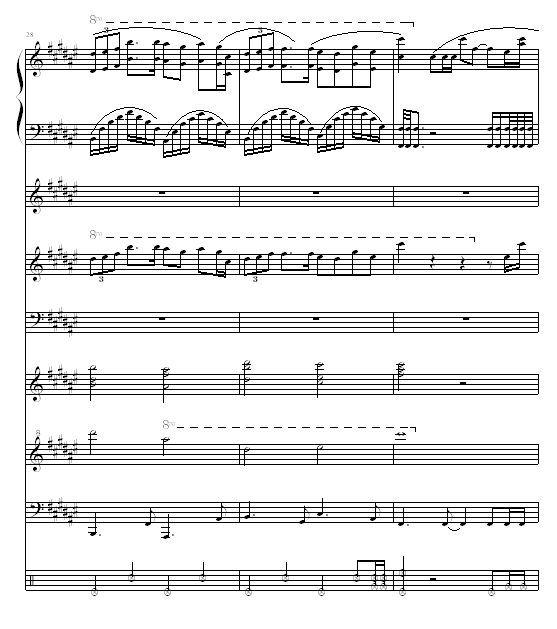 朝露晨曦 -（全谱）钢琴曲谱（图8）