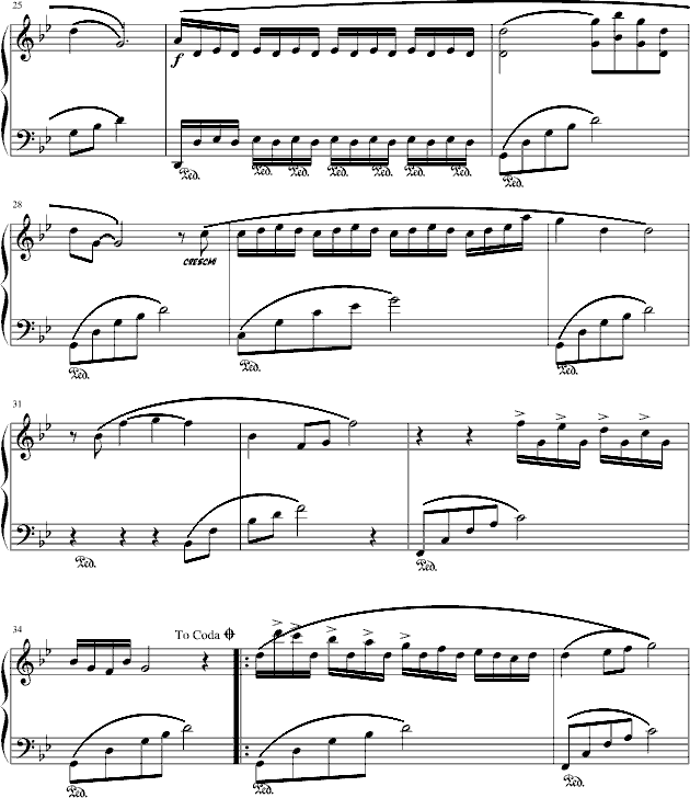 心声---第一钢琴奏鸣曲钢琴曲谱（图3）