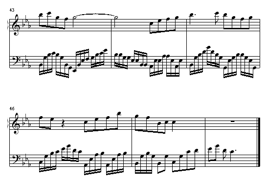 冰月光钢琴曲谱（图4）