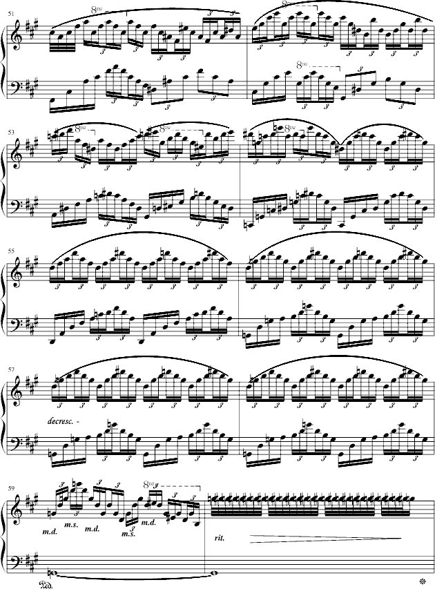 幻想曲第三章(风)钢琴曲谱（图5）