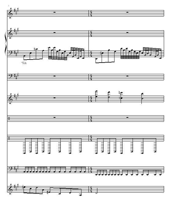 幽灵狂想曲钢琴曲谱（图2）