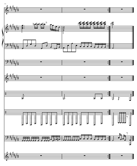 幽灵狂想曲钢琴曲谱（图16）