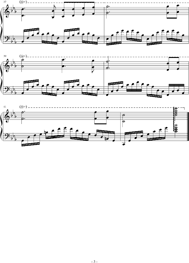 夜莺的歌钢琴曲谱（图3）