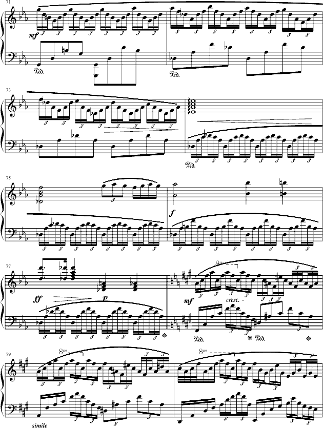 幻想曲第三章(风)钢琴曲谱（图7）