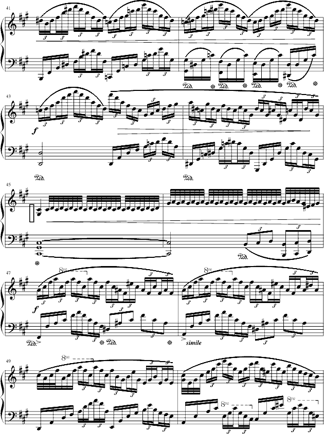 幻想曲第三章(风)钢琴曲谱（图4）