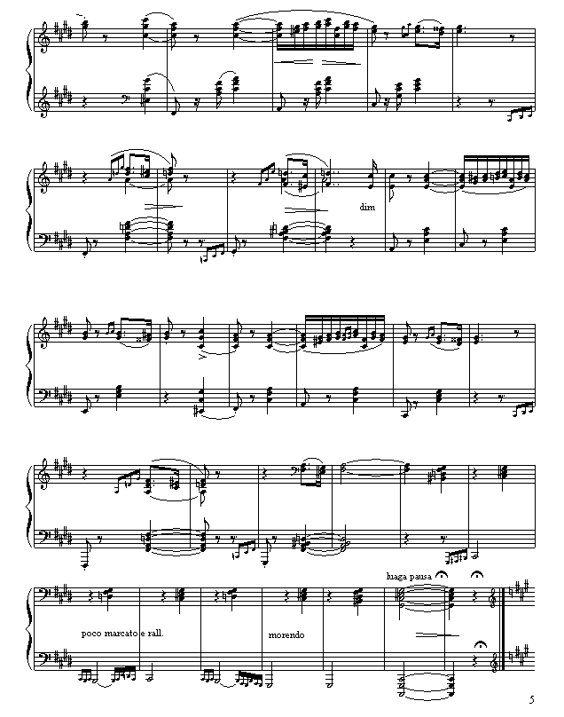 匈牙利狂想曲第二号钢琴曲谱（图5）