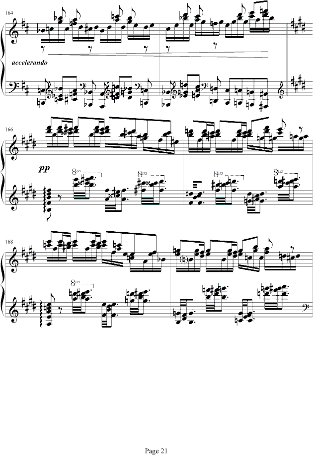 木偶狂想钢琴曲谱（图21）