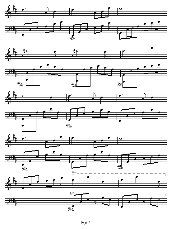 拂堤若雨钢琴曲谱（图3）