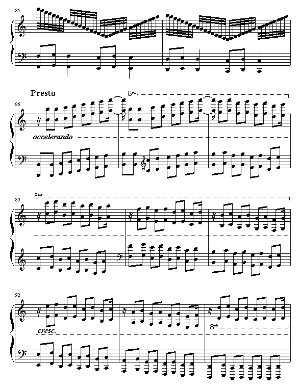 c大调练习曲钢琴曲谱（图8）