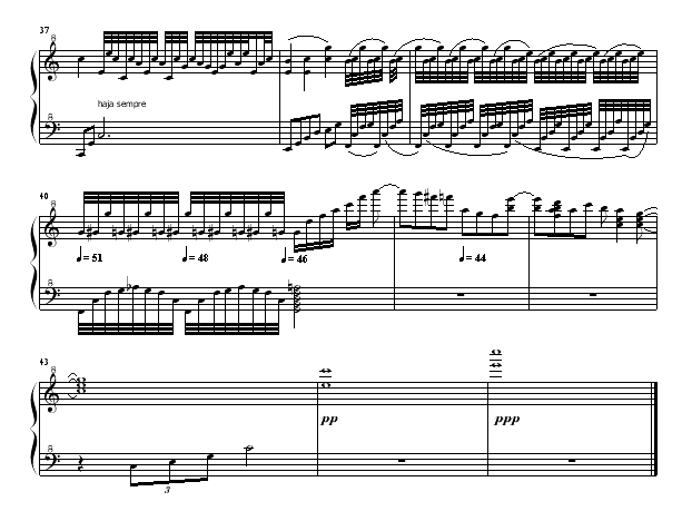 心中的柳絮钢琴曲谱（图4）
